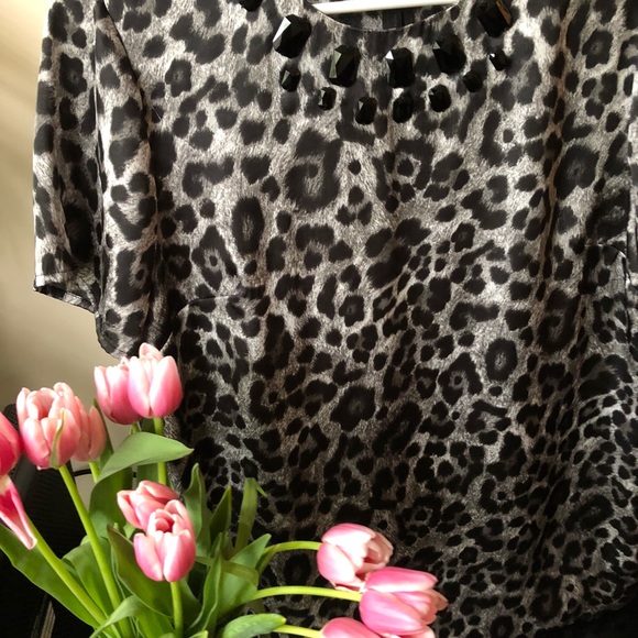 MICHAEL KORS leopard print blouse  - Picture 5 of 7